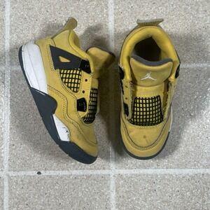 Nike‎ Air Jordan 4 Retro TD 'Lightning' 2021  BQ7670-700  Toddler Size 9C
